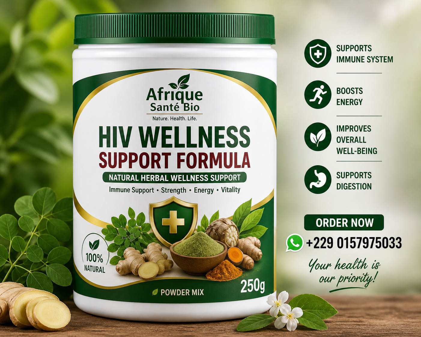 Wellness Support to Cure AIDS