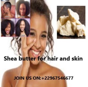 Shea butter for hair and skin