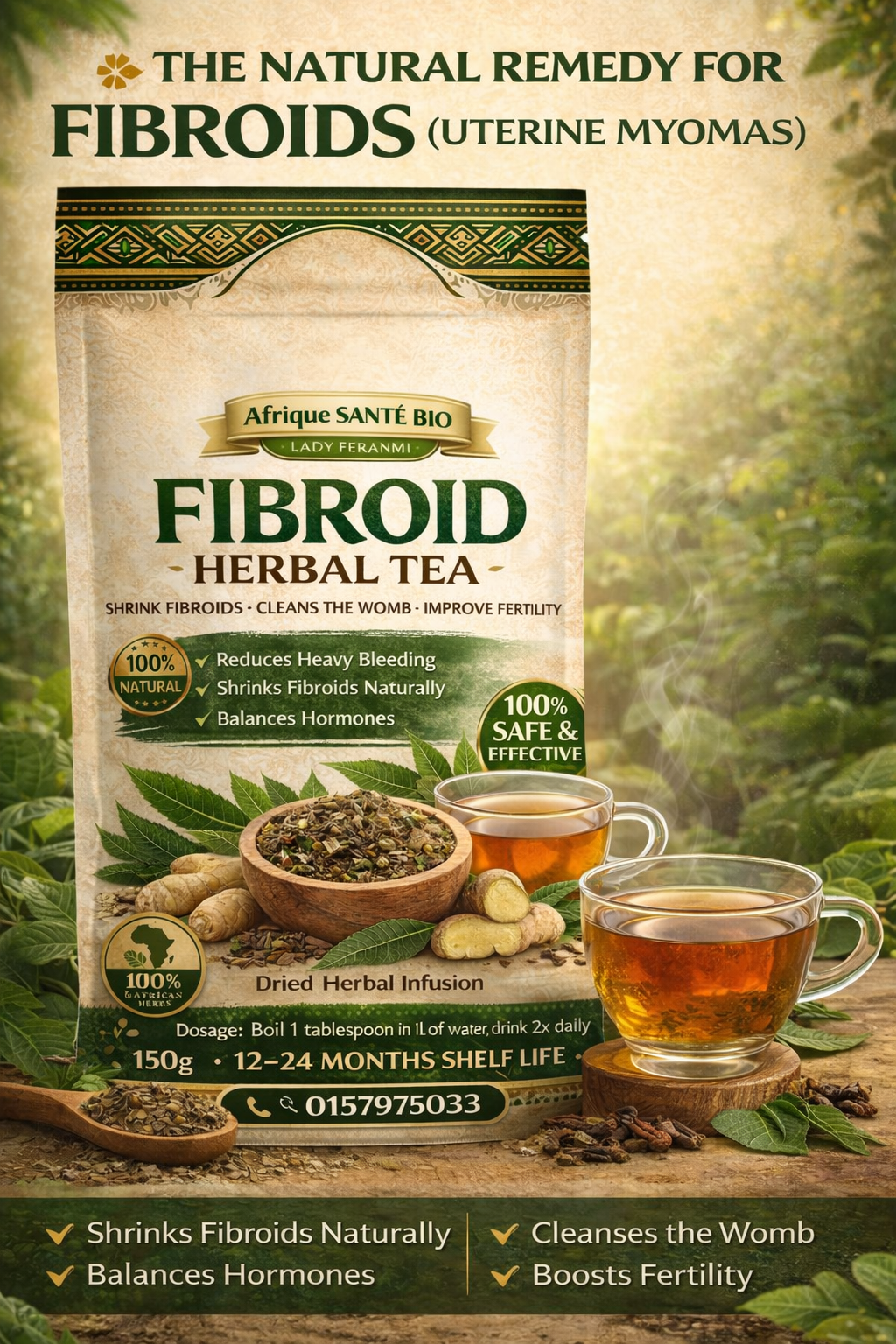 MYOMAS (FIBROIDS) NATURAL TREATMENT